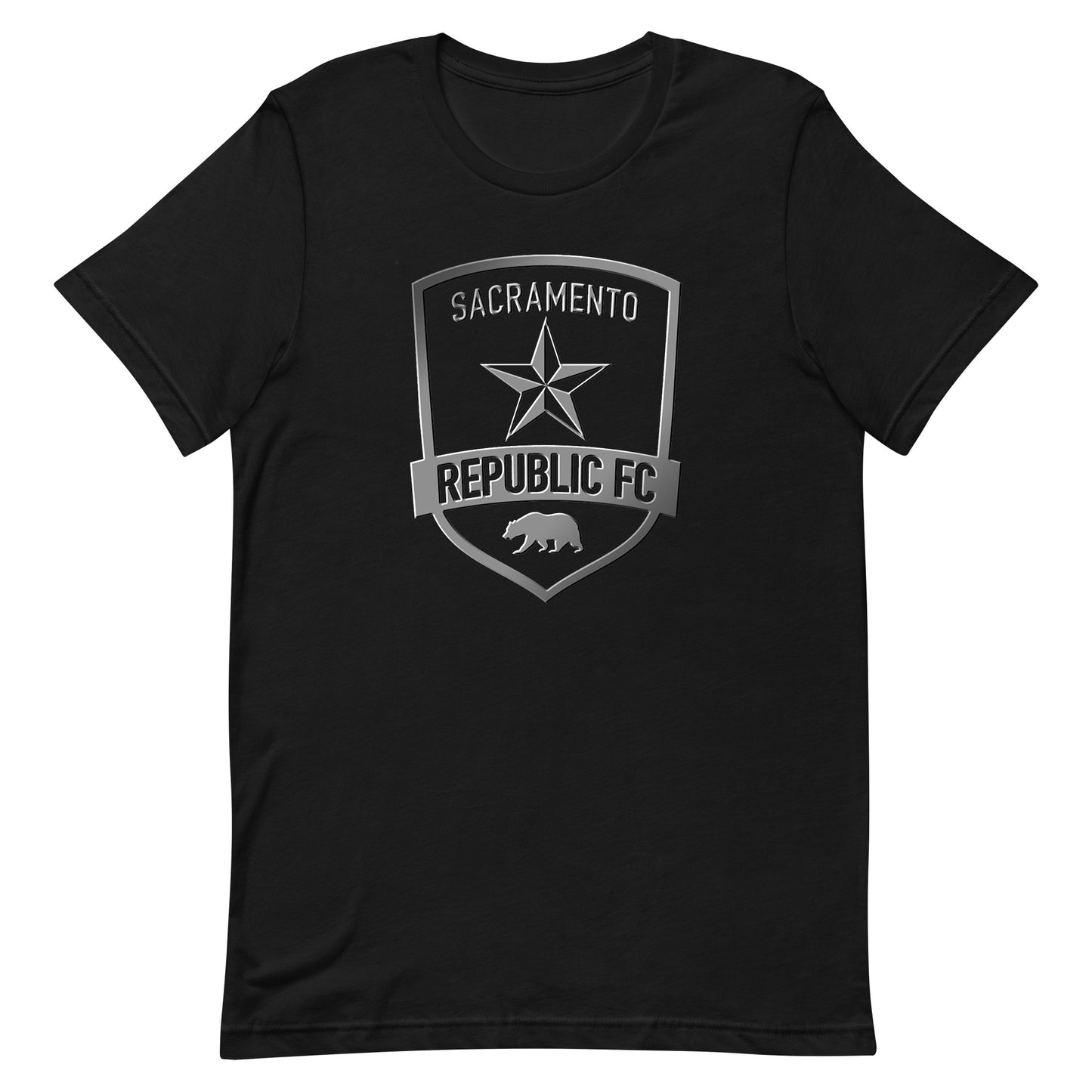 Sacramento Republic FC Player or Personalized Silver 3D T-Shirt