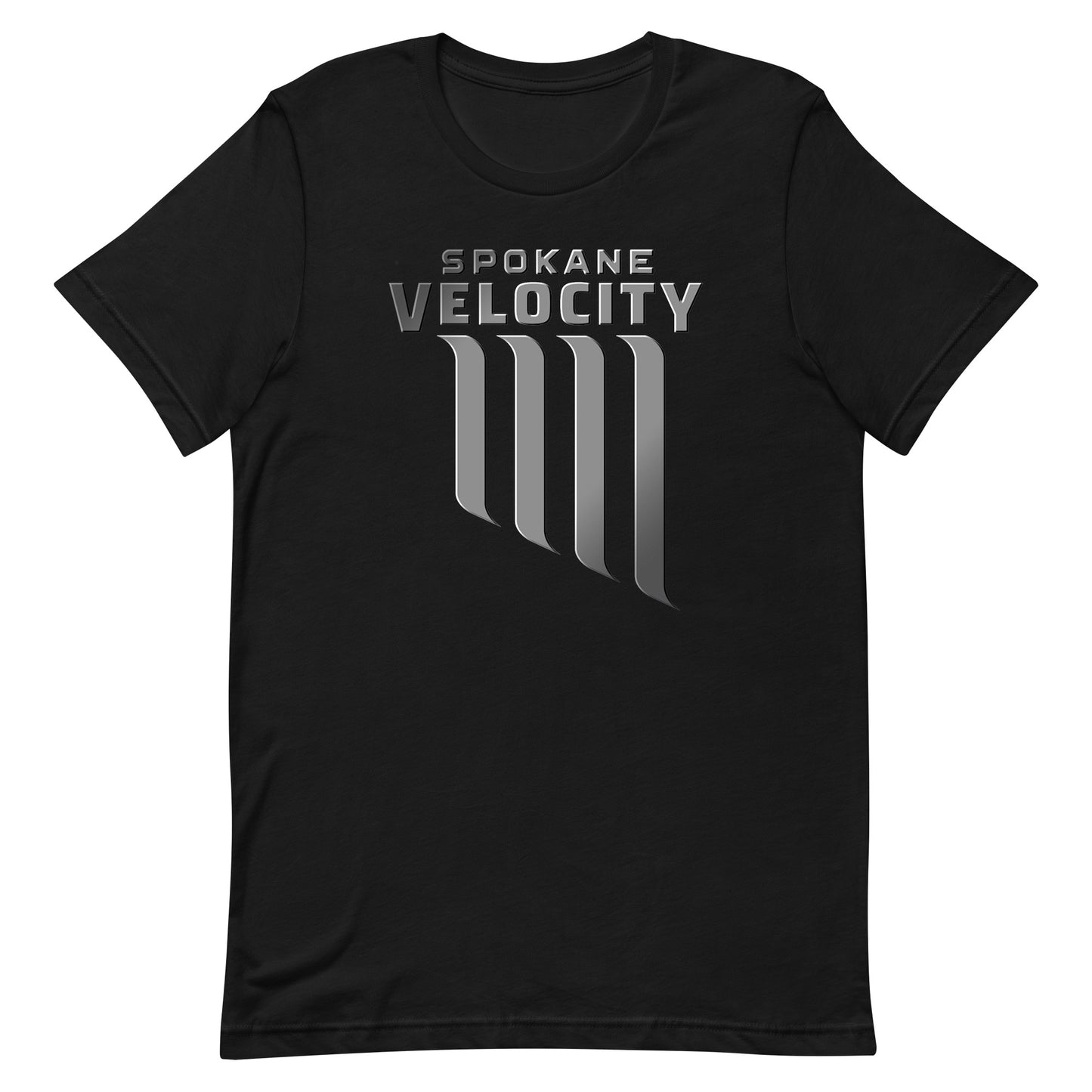Spokane Velocity FC Player or Personalized Silver 3D T-Shirt