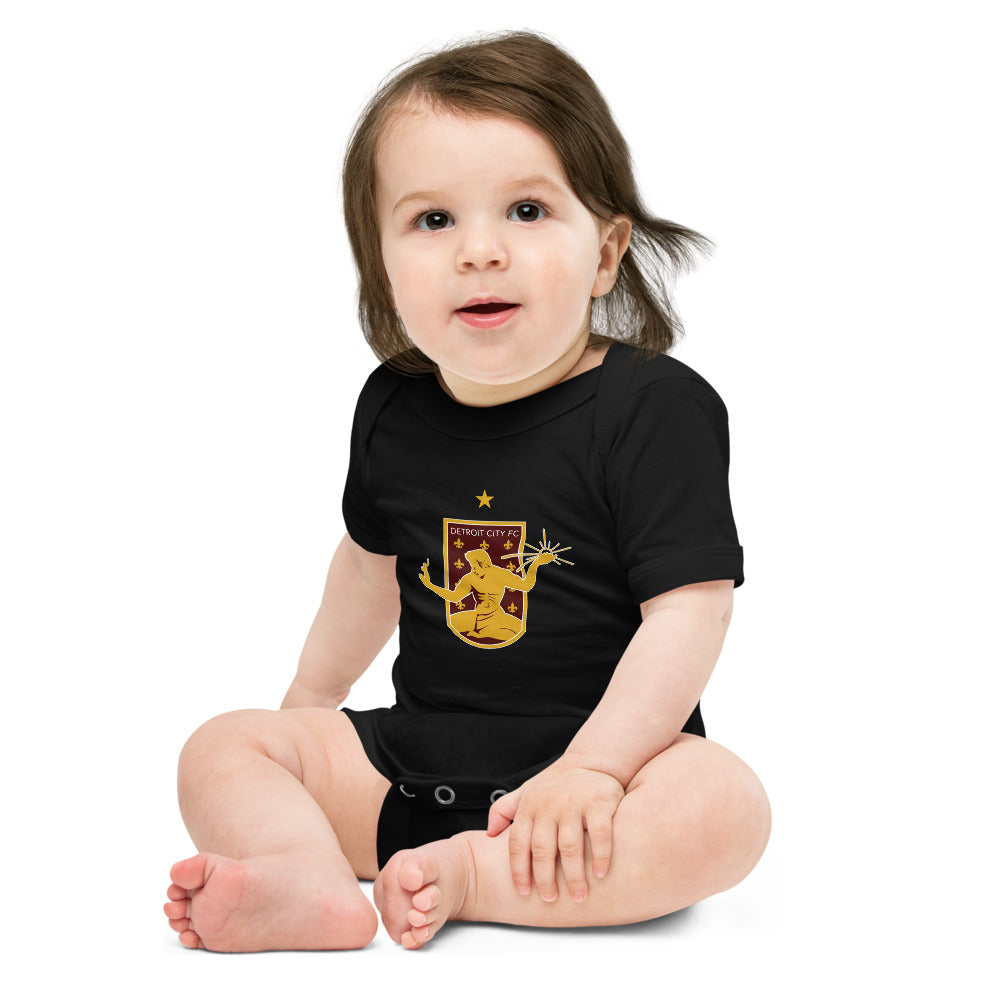 Detroit City FC Crest Baby Bodysuit