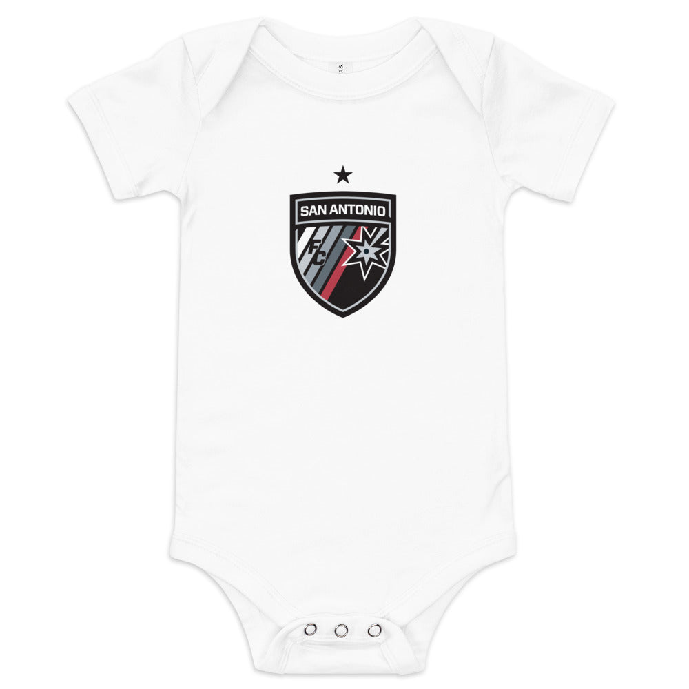 San Antonio FC Crest Baby Bodysuit White