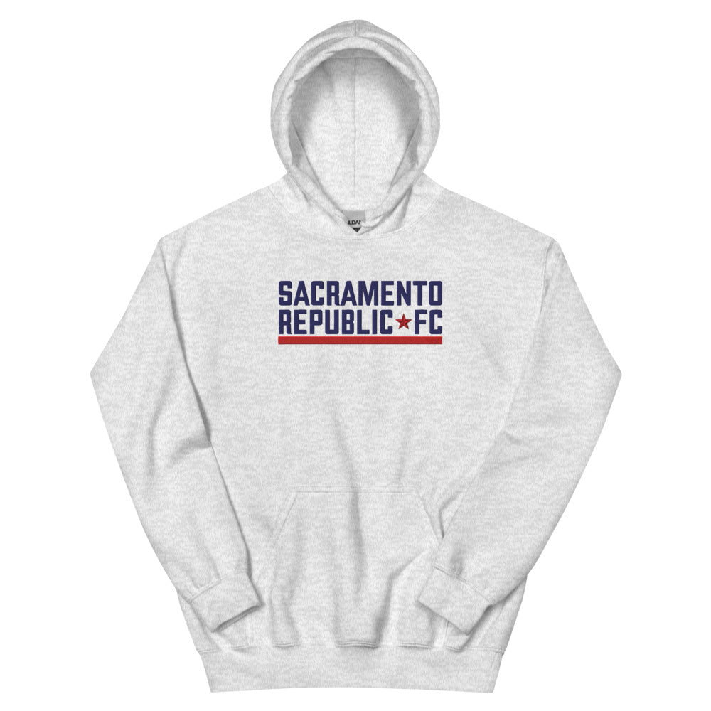 Sacramento Republic Embroidered Wordmark Adult Hoodie