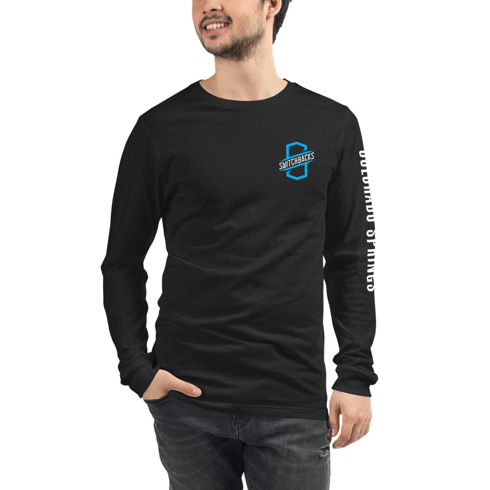 Colorado Springs Switchbacks LC/Sleeve Crest 2-Hit Unisex Long Sleeve T-Shirt
