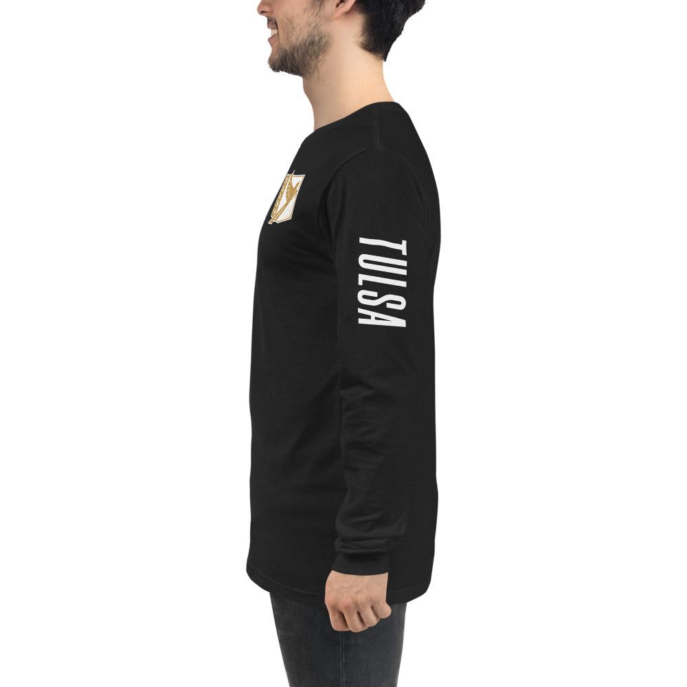 FC Tulsa LC/Sleeve Crest 2-Hit Unisex Long Sleeve T-Shirt