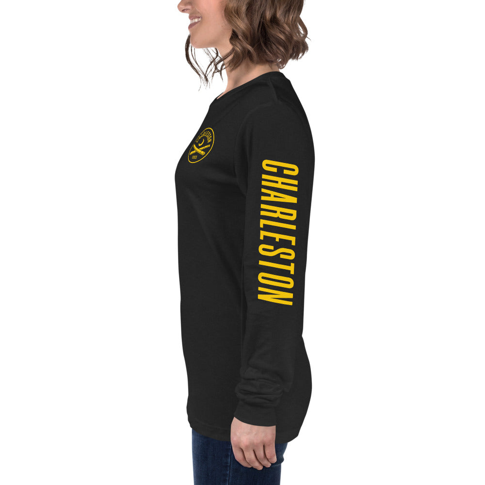 Charleston Battery LC/Sleeve Crest 2-Hit Unisex Long Sleeve T-Shirt