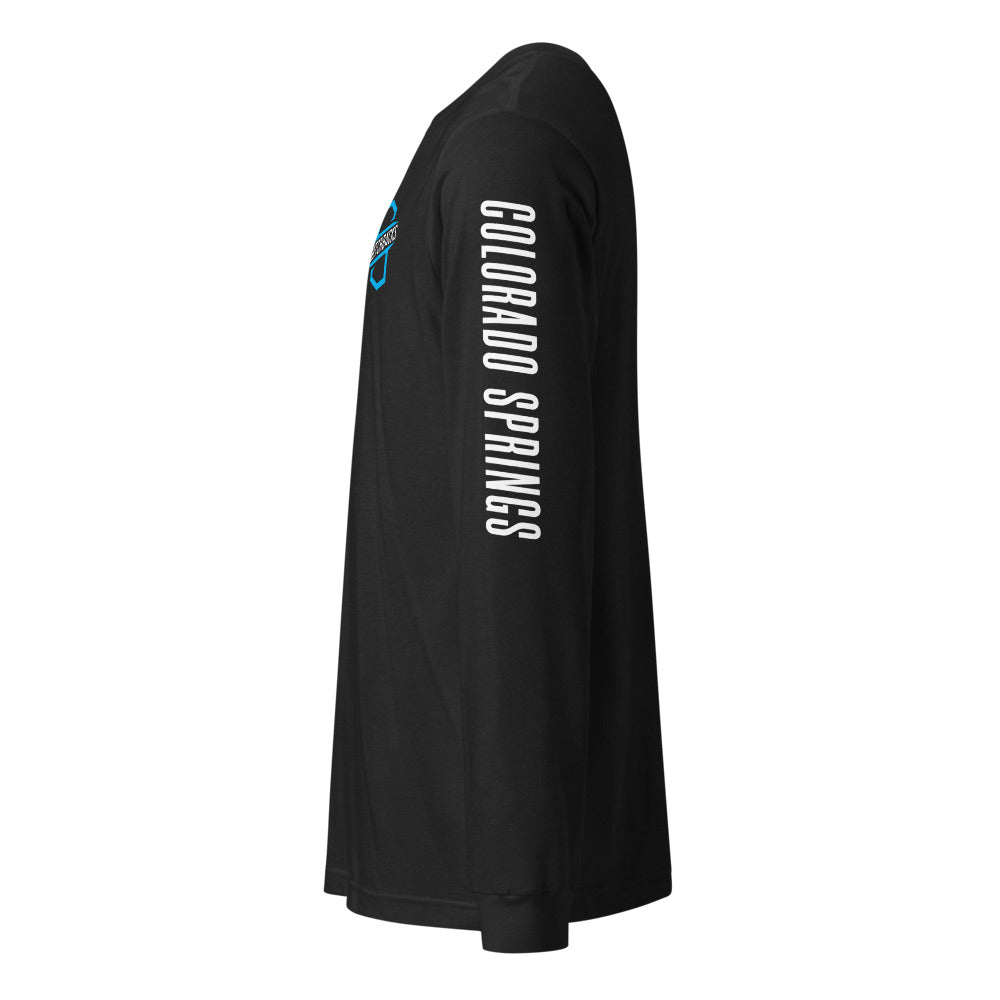 Colorado Springs Switchbacks LC/Sleeve Crest 2-Hit Unisex Long Sleeve T-Shirt