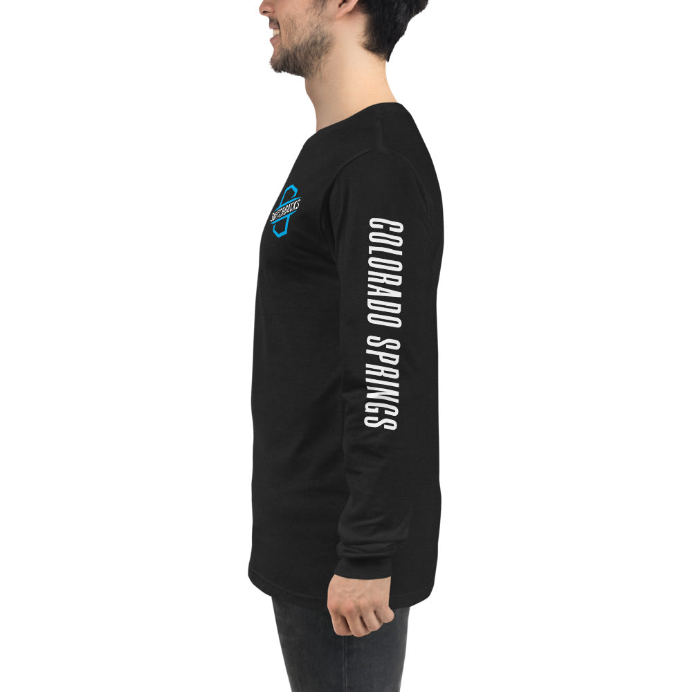 Colorado Springs Switchbacks LC/Sleeve Crest 2-Hit Unisex Long Sleeve T-Shirt