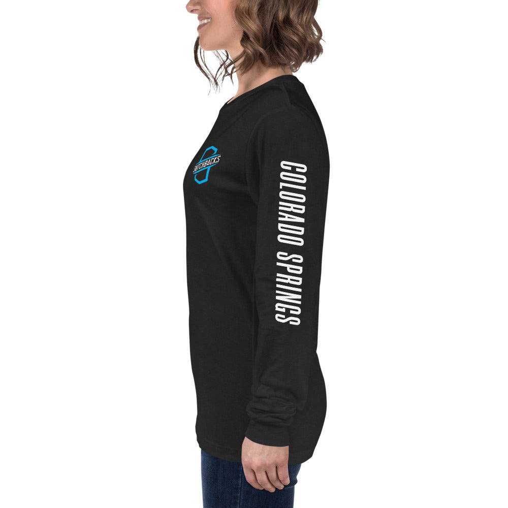 Colorado Springs Switchbacks LC/Sleeve Crest 2-Hit Unisex Long Sleeve T-Shirt
