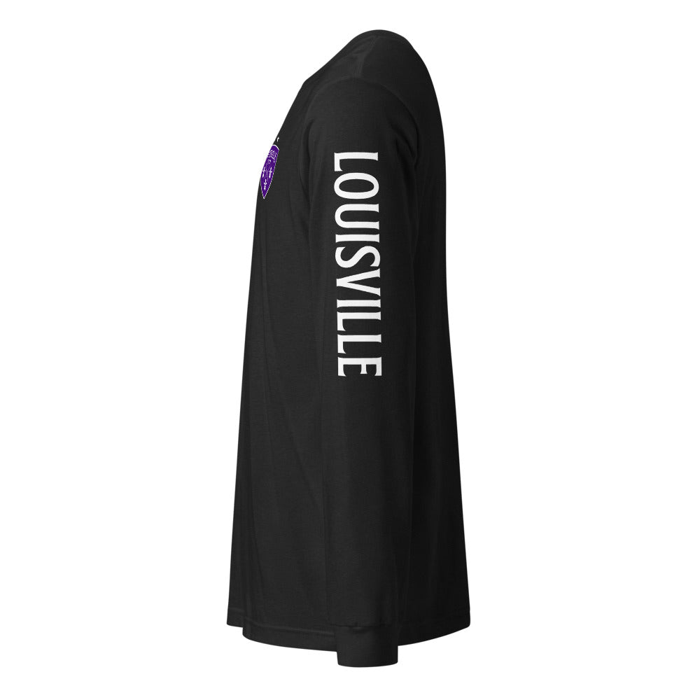 Louisville City FC LC/Sleeve Crest 2-Hit Unisex Long Sleeve T-Shirt
