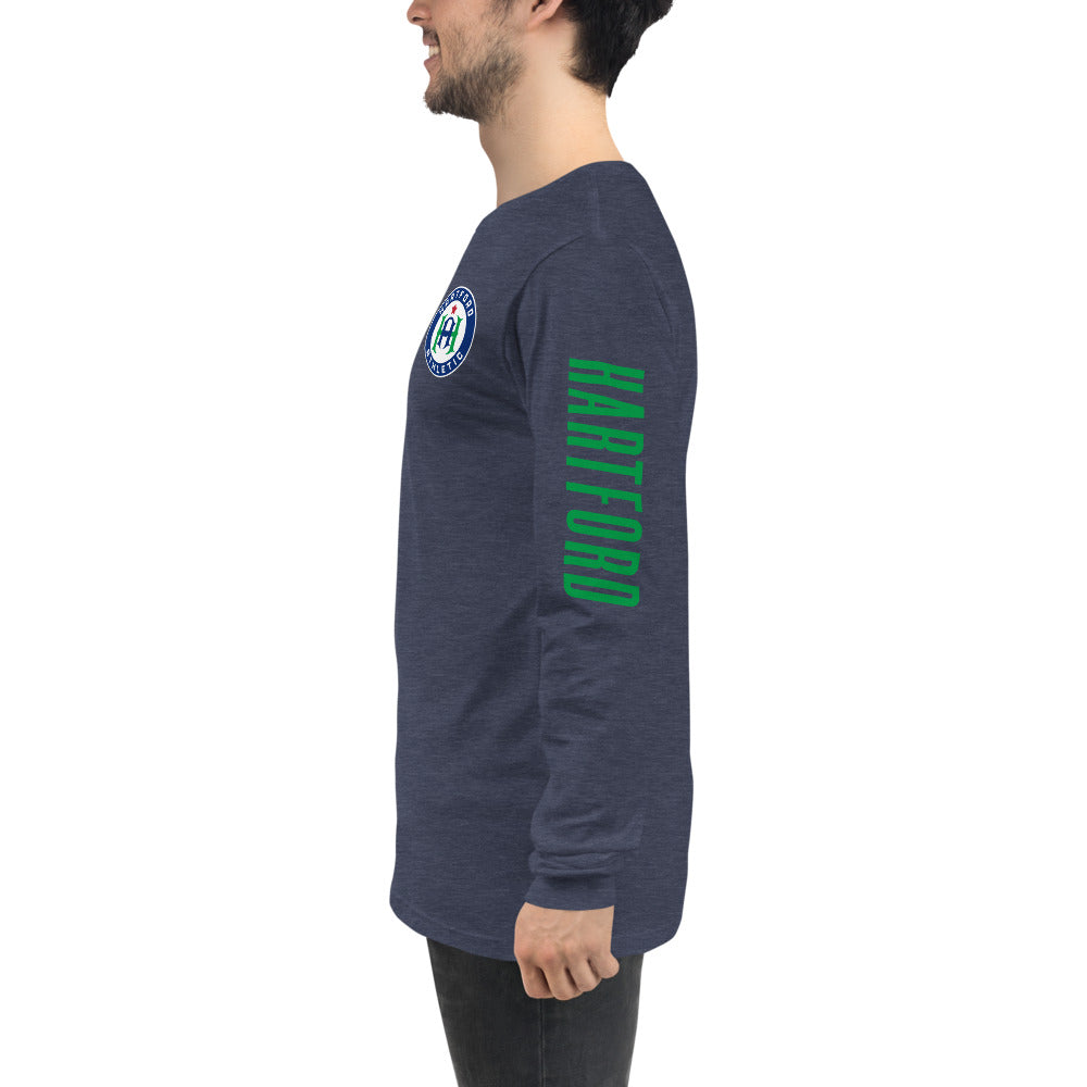 Hartford Athletic LC/Sleeve Crest 2-Hit Unisex Long Sleeve T-Shirt