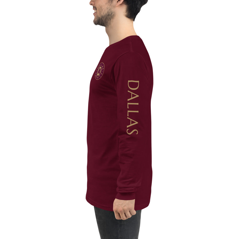 Dallas Trinity FC LC/Sleeve Crest 2-Hit Unisex Long Sleeve T-Shirt