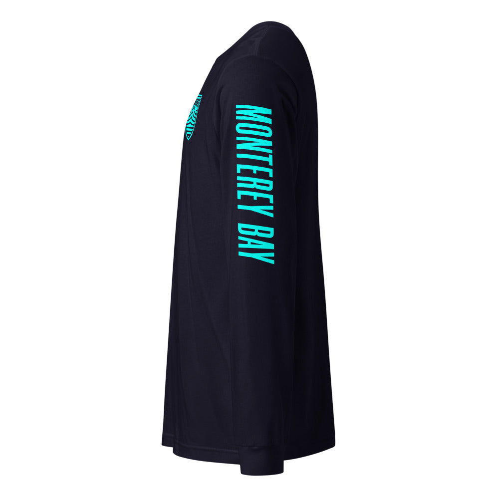 Monterey Bay FC LC/Sleeve Crest 2-Hit Unisex Long Sleeve T-Shirt