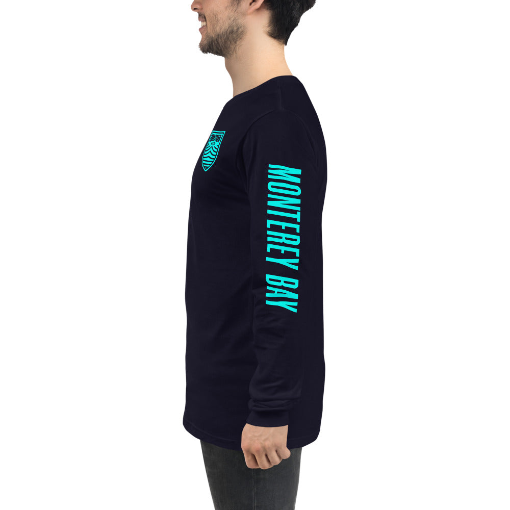 Monterey Bay FC LC/Sleeve Crest 2-Hit Unisex Long Sleeve T-Shirt