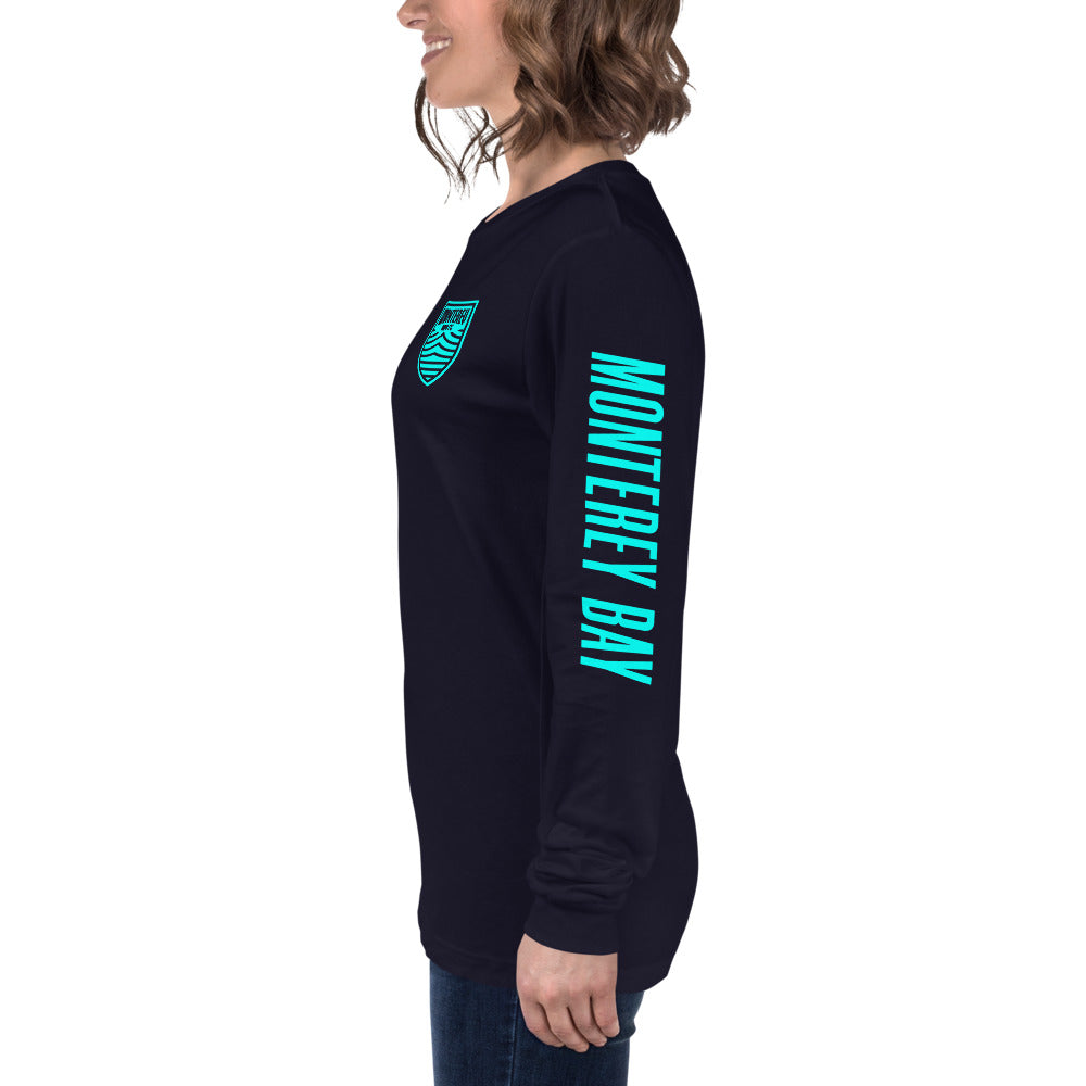 Monterey Bay FC LC/Sleeve Crest 2-Hit Unisex Long Sleeve T-Shirt