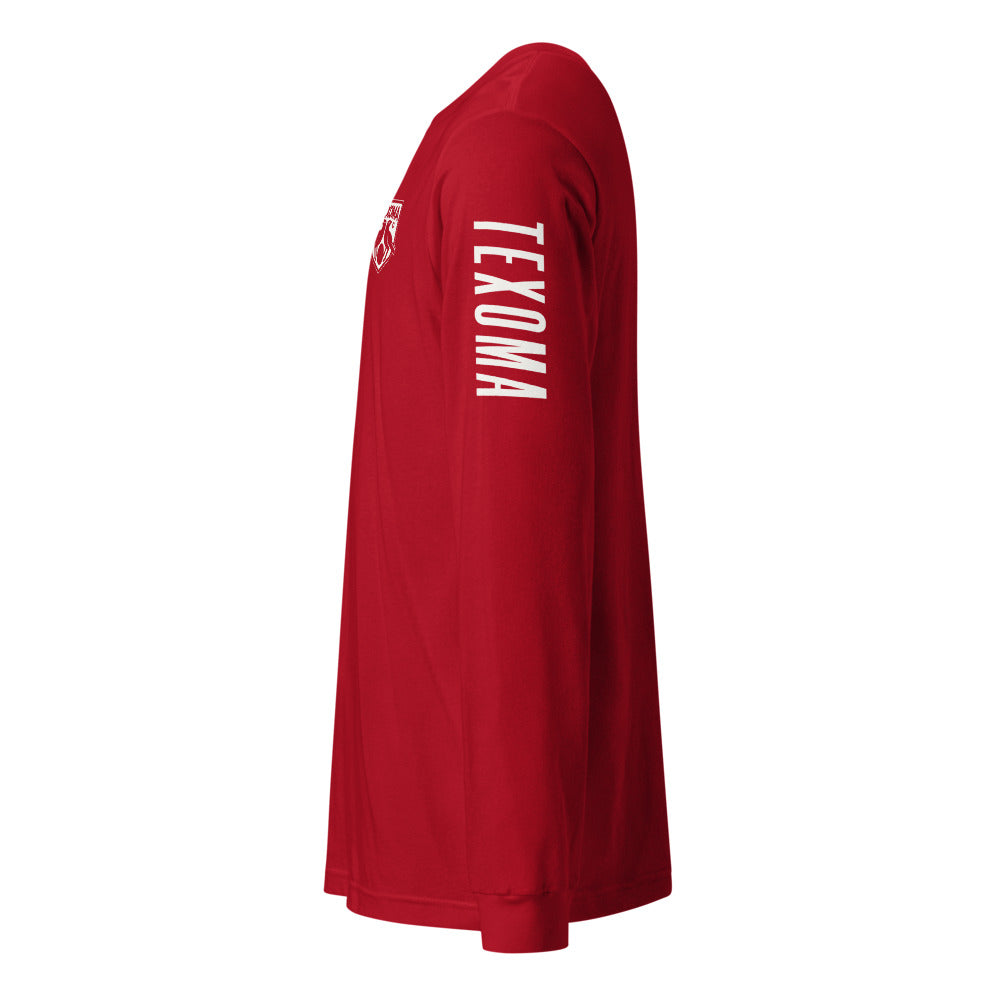 Texoma FC LC/Sleeve Crest 2-Hit Unisex Long Sleeve T-Shirt