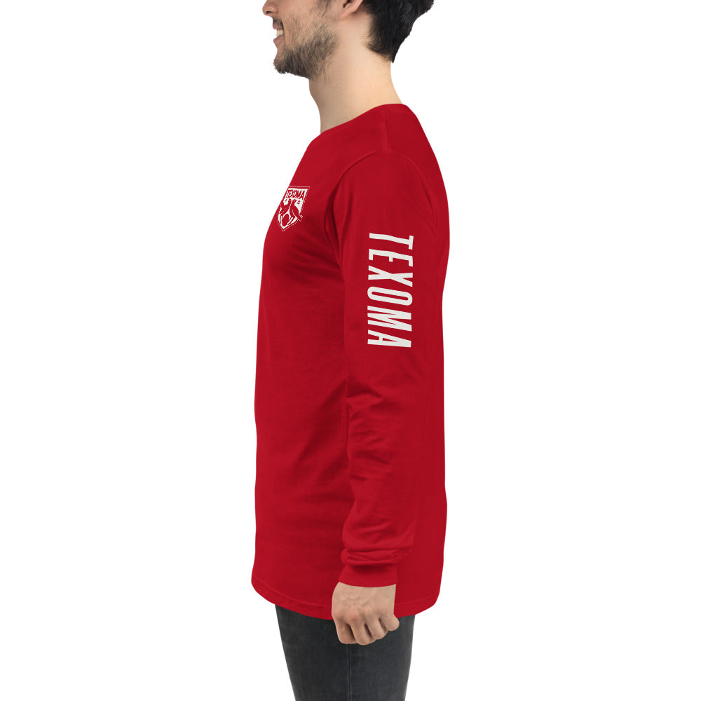 Texoma FC LC/Sleeve Crest 2-Hit Unisex Long Sleeve T-Shirt
