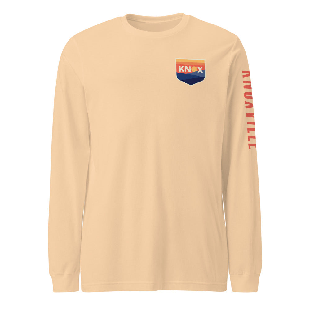 One Knoxville SC LC/Sleeve Crest 2-Hit Unisex Long Sleeve T-Shirt Sand Dune