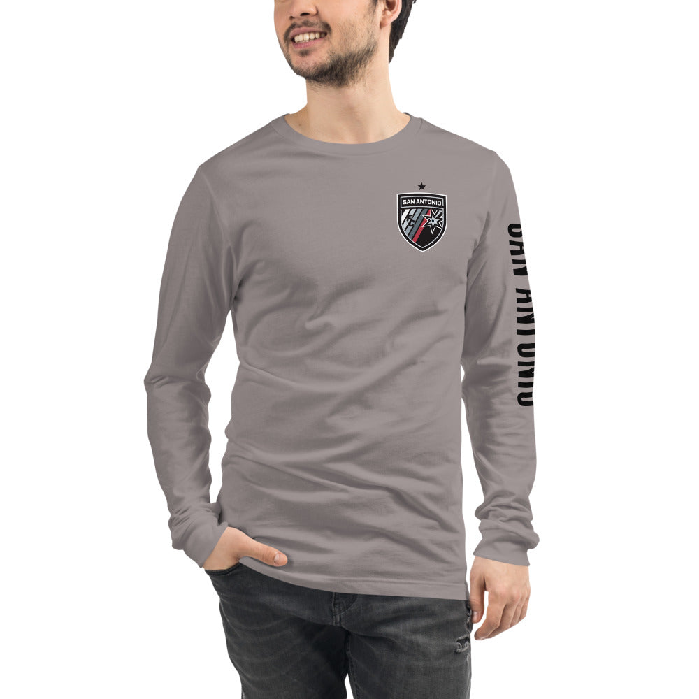 San Antonio FC LC/Sleeve Crest 2-Hit Unisex Long Sleeve T-Shirt