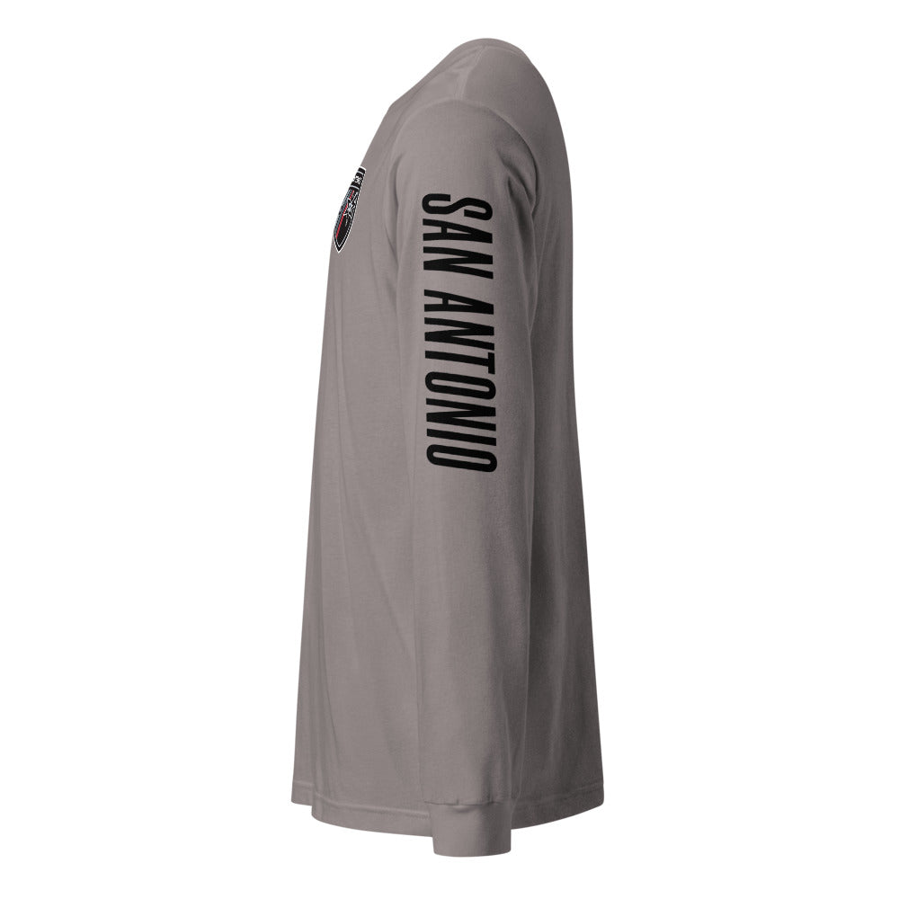 San Antonio FC LC/Sleeve Crest 2-Hit Unisex Long Sleeve T-Shirt