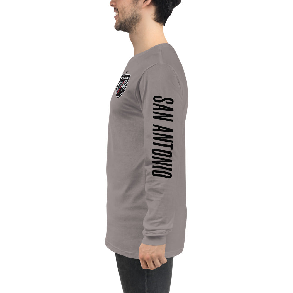 San Antonio FC LC/Sleeve Crest 2-Hit Unisex Long Sleeve T-Shirt