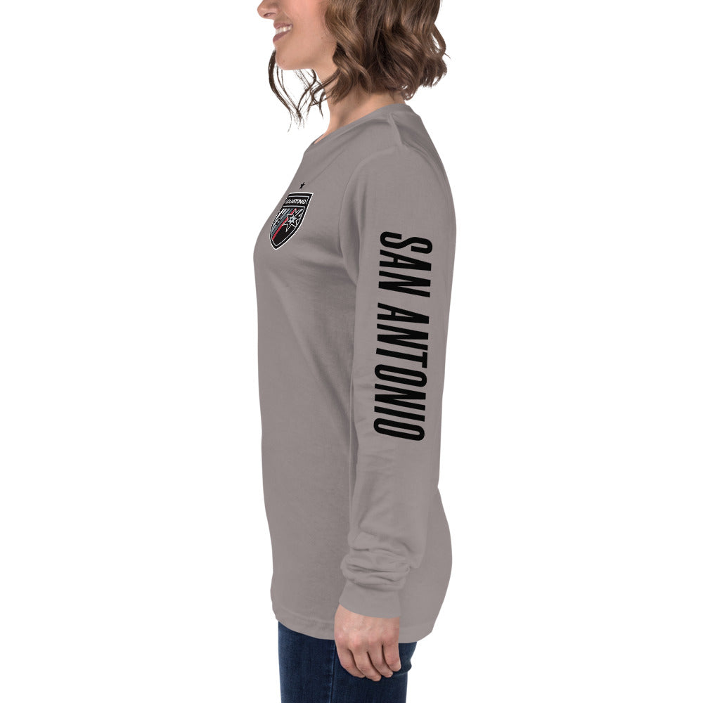 San Antonio FC LC/Sleeve Crest 2-Hit Unisex Long Sleeve T-Shirt