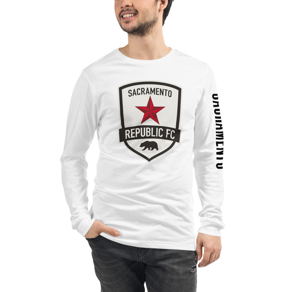 Sacramento Republic LC/Sleeve Crest 2-Hit Unisex Long Sleeve T-Shirt