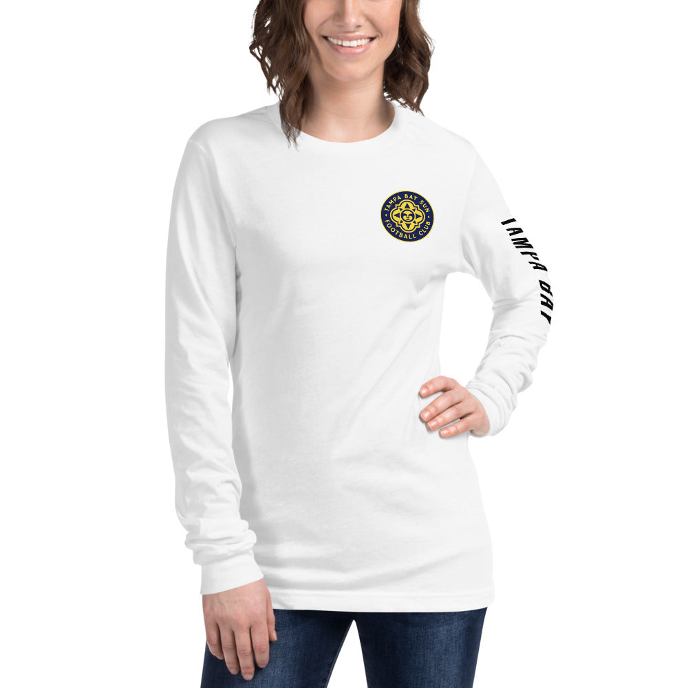Tampa Bay Sun FC LC/Sleeve Crest 2-Hit Unisex Long Sleeve T-Shirt
