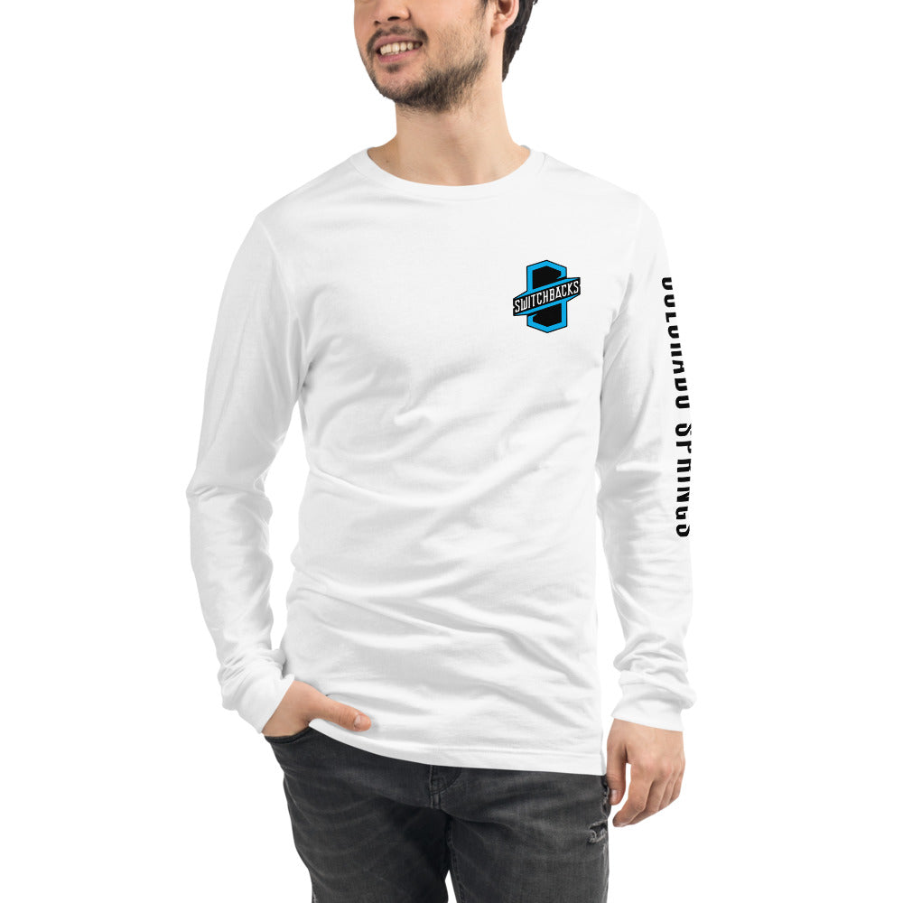 Colorado Springs Switchbacks LC/Sleeve Crest 2-Hit Unisex Long Sleeve T-Shirt