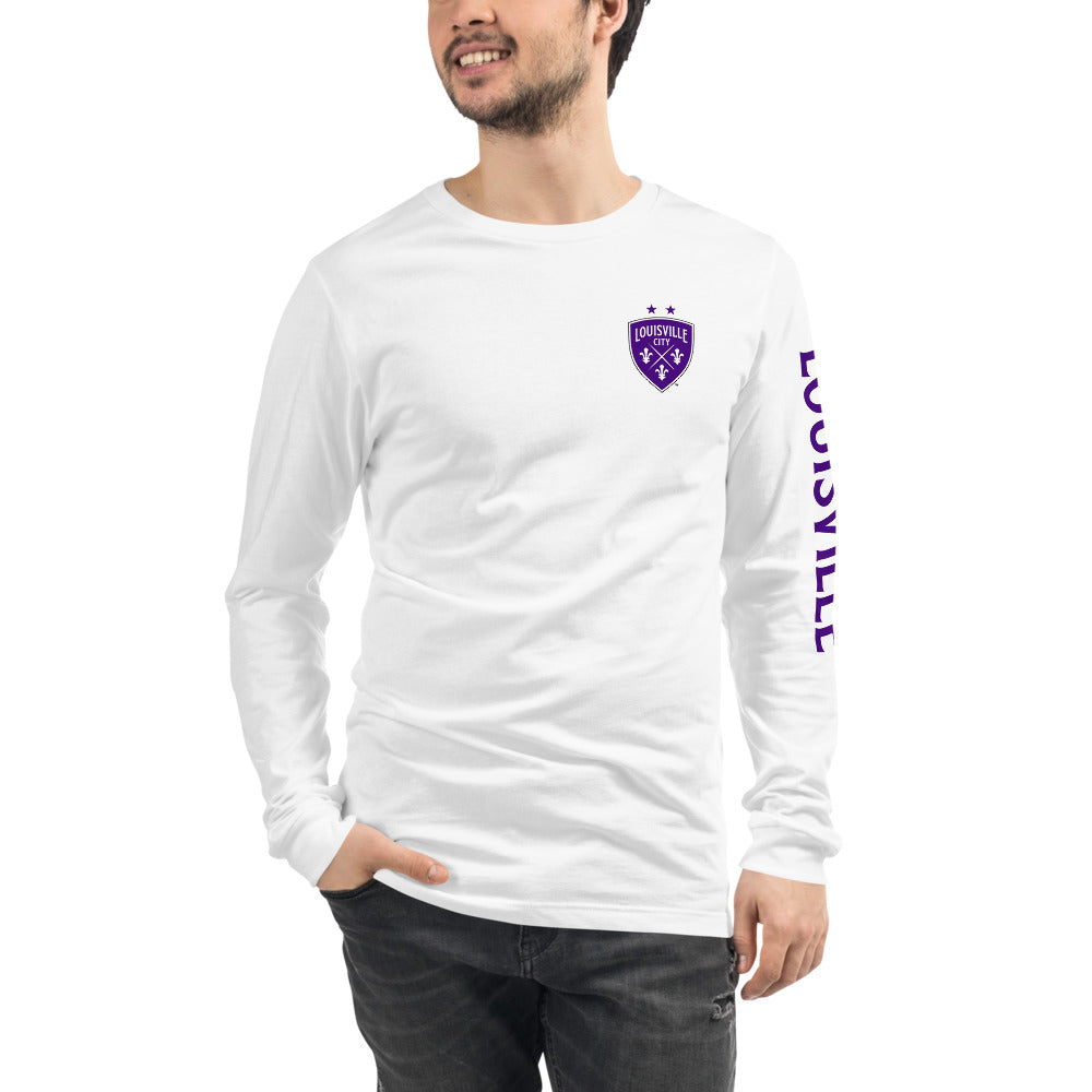 Louisville City FC LC/Sleeve Crest 2-Hit Unisex Long Sleeve T-Shirt