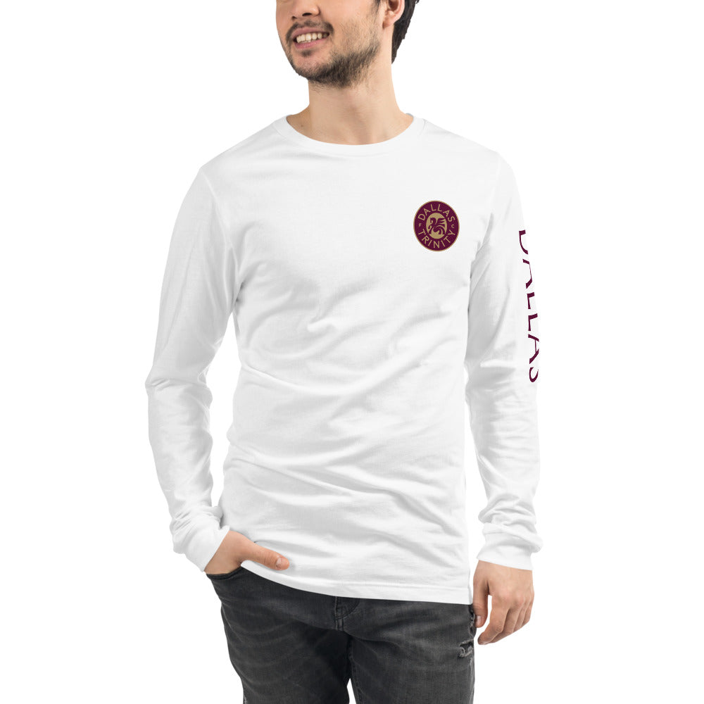 Dallas Trinity FC LC/Sleeve Crest 2-Hit Unisex Long Sleeve T-Shirt