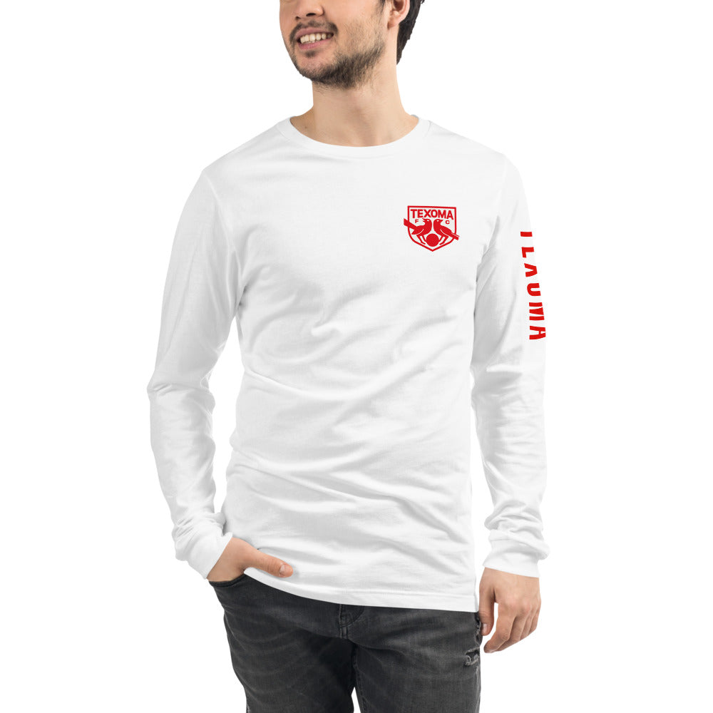 Texoma FC LC/Sleeve Crest 2-Hit Unisex Long Sleeve T-Shirt