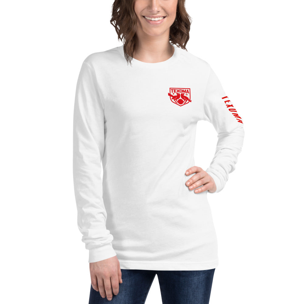 Texoma FC LC/Sleeve Crest 2-Hit Unisex Long Sleeve T-Shirt