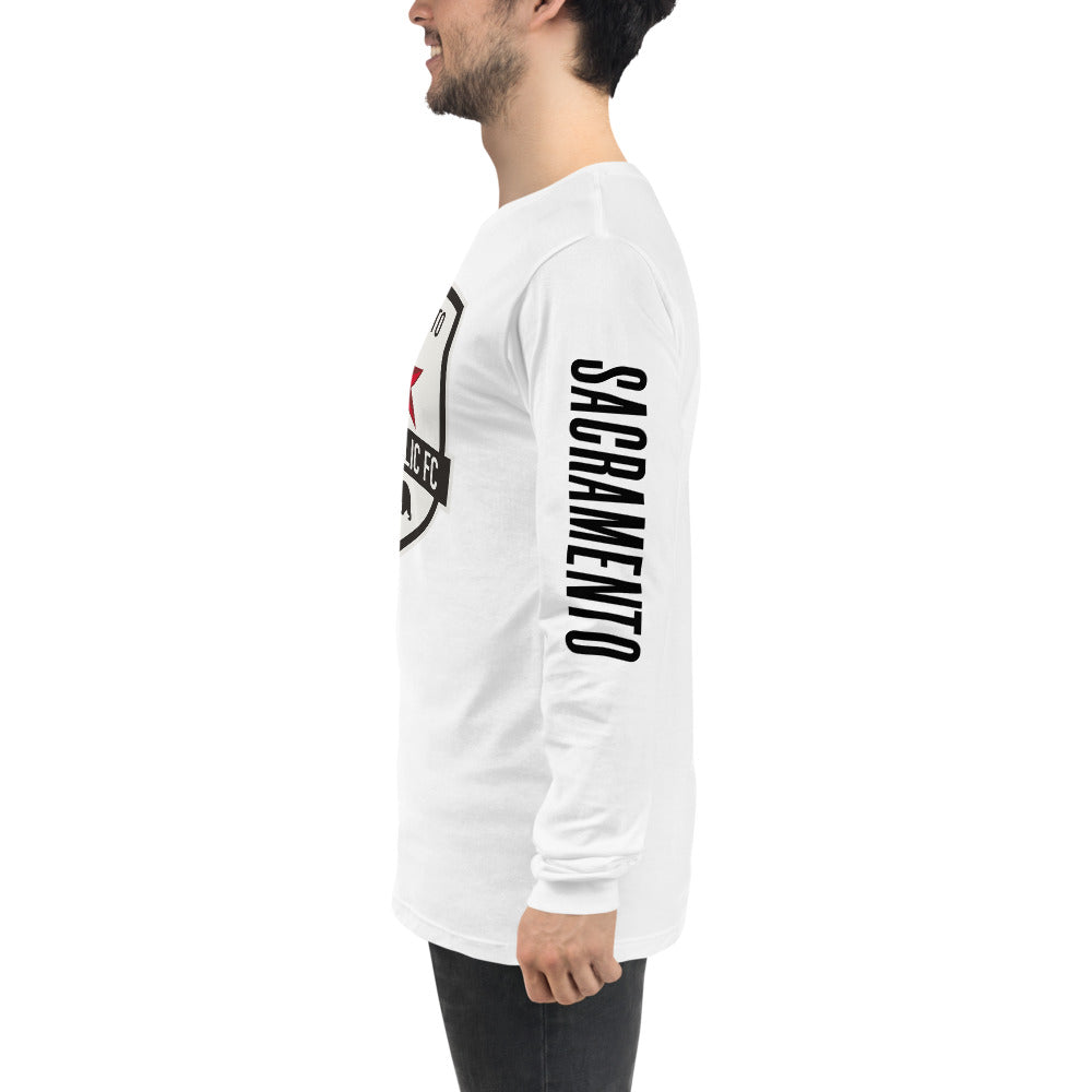 Sacramento Republic LC/Sleeve Crest 2-Hit Unisex Long Sleeve T-Shirt