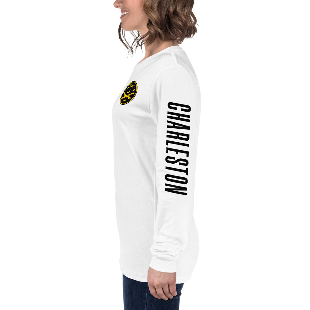 Charleston Battery LC/Sleeve Crest 2-Hit Unisex Long Sleeve T-Shirt