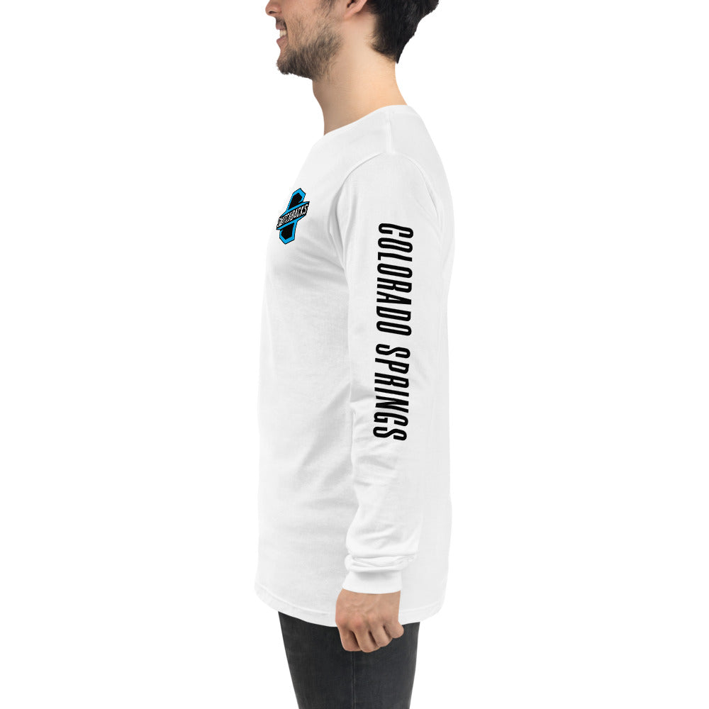 Colorado Springs Switchbacks LC/Sleeve Crest 2-Hit Unisex Long Sleeve T-Shirt