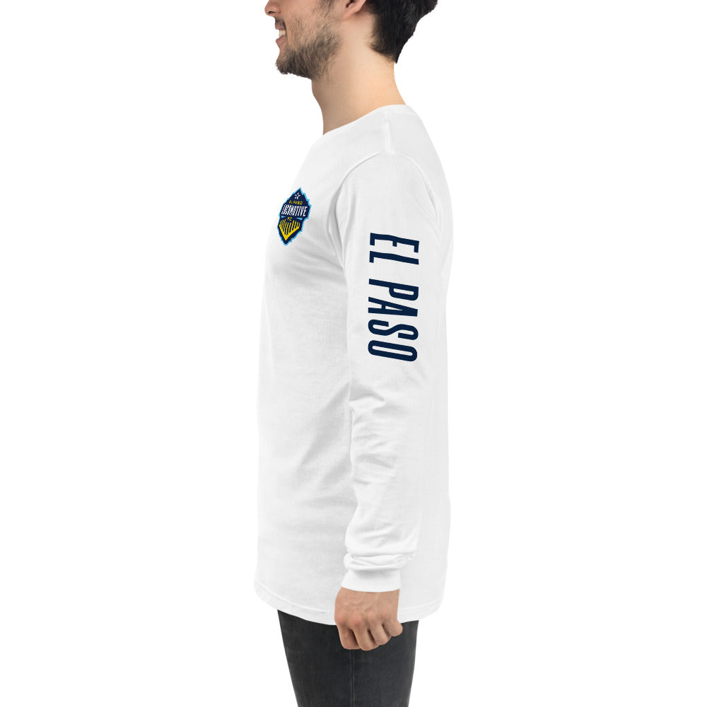 El Paso Locomotive LC/Sleeve Crest 2-Hit Unisex Long Sleeve T-Shirt