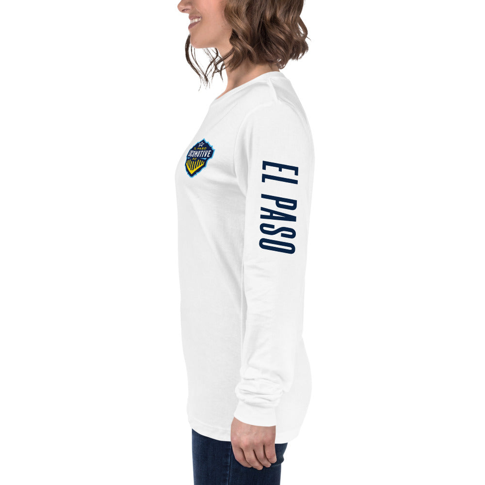 El Paso Locomotive LC/Sleeve Crest 2-Hit Unisex Long Sleeve T-Shirt