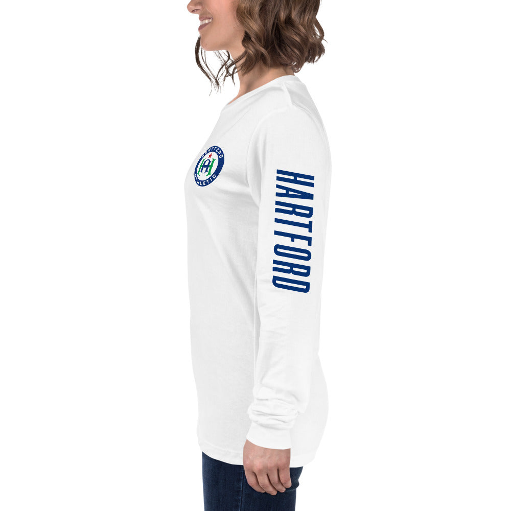 Hartford Athletic LC/Sleeve Crest 2-Hit Unisex Long Sleeve T-Shirt