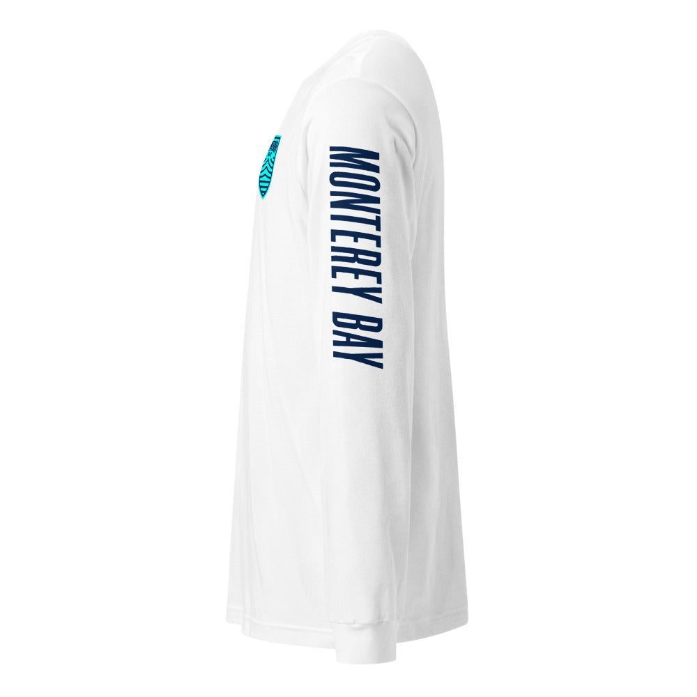 Monterey Bay FC LC/Sleeve Crest 2-Hit Unisex Long Sleeve T-Shirt