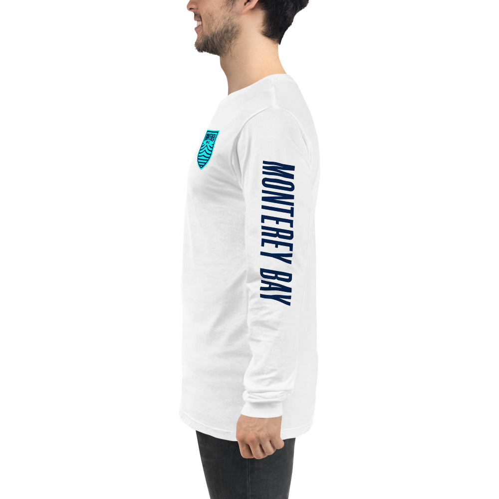 Monterey Bay FC LC/Sleeve Crest 2-Hit Unisex Long Sleeve T-Shirt