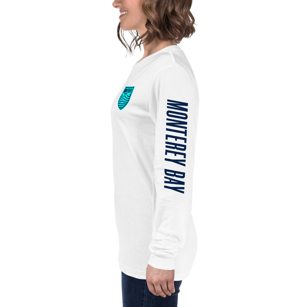 Monterey Bay FC LC/Sleeve Crest 2-Hit Unisex Long Sleeve T-Shirt