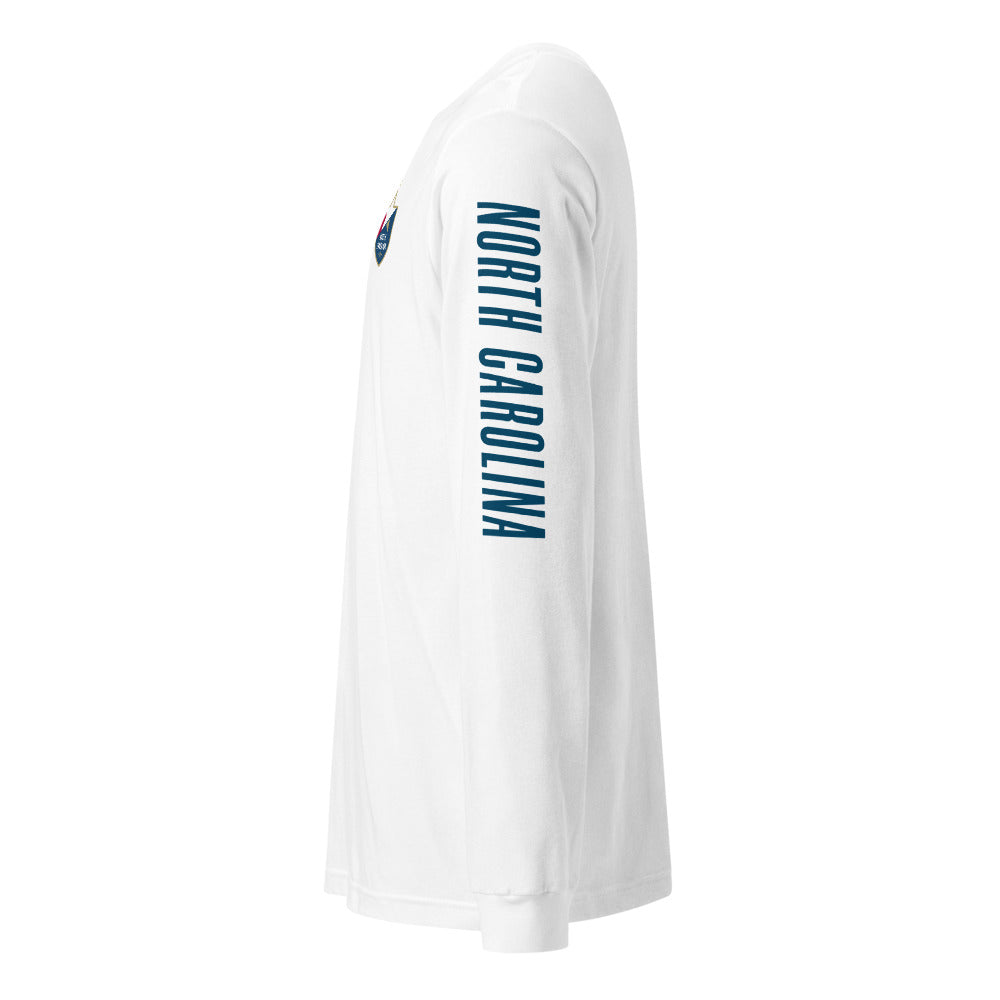 North Carolina FC LC/Sleeve Crest 2-Hit Unisex Long Sleeve T-Shirt