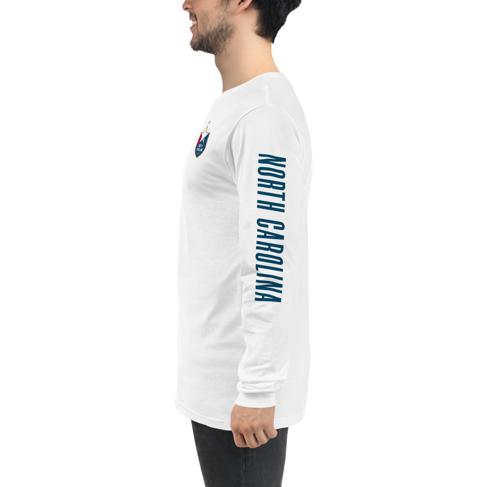 North Carolina FC LC/Sleeve Crest 2-Hit Unisex Long Sleeve T-Shirt