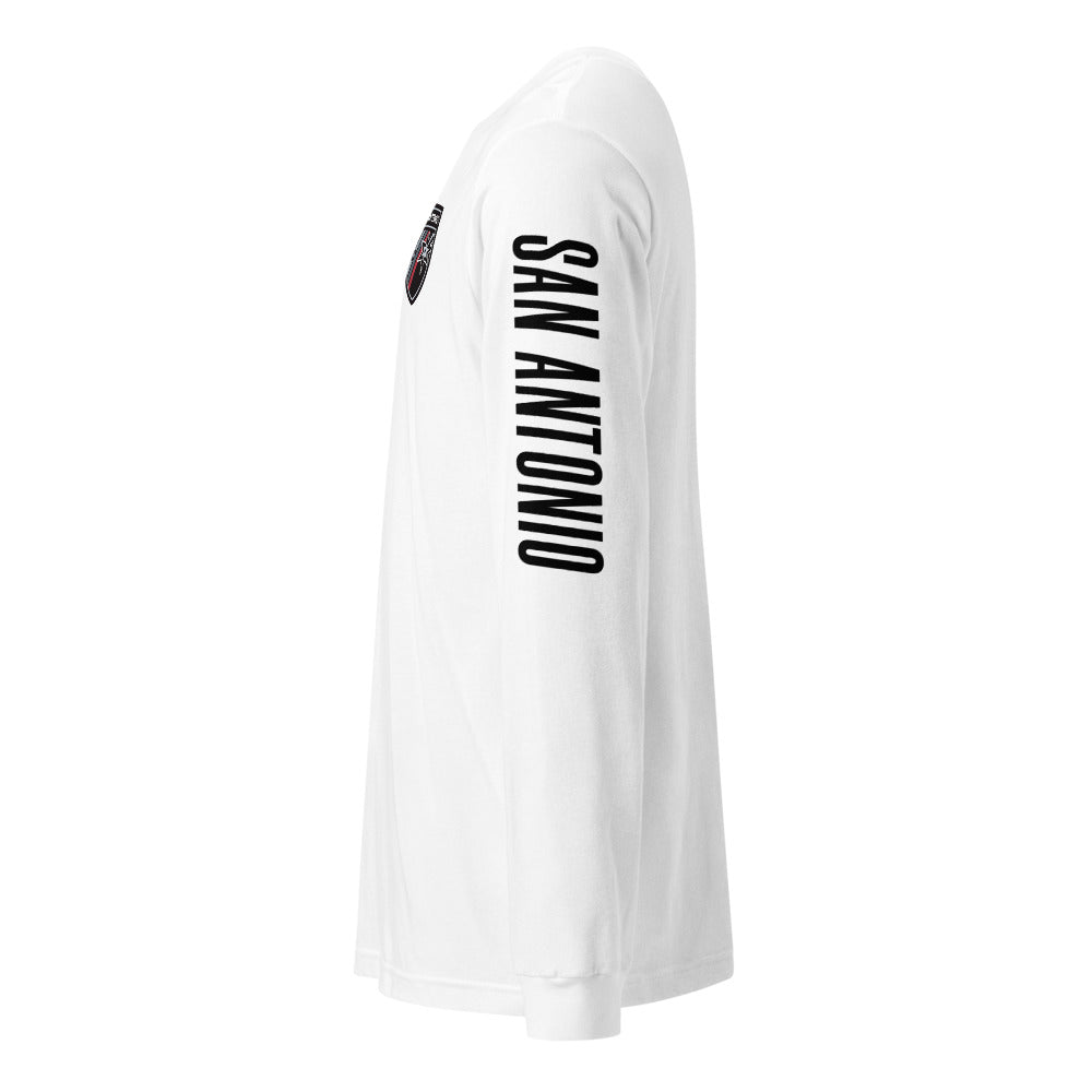 San Antonio FC LC/Sleeve Crest 2-Hit Unisex Long Sleeve T-Shirt