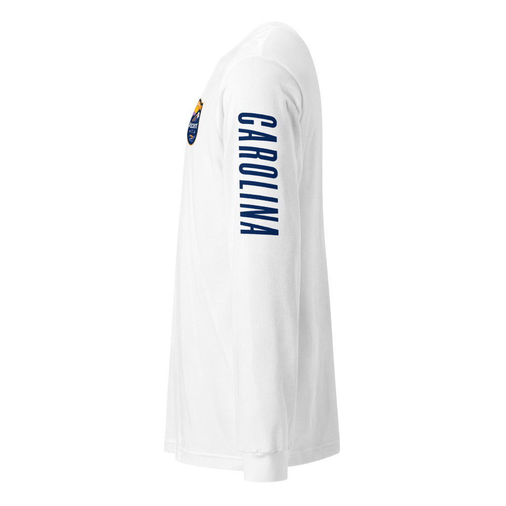 Carolina Ascent FC LC/Sleeve Crest 2-Hit Unisex Long Sleeve T-Shirt