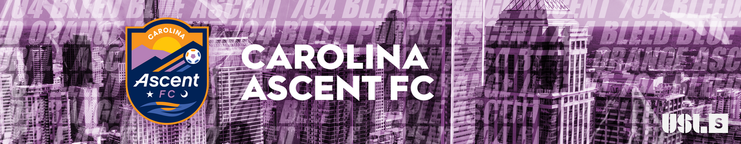 Collection banner showcasing the Carolina Ascent FC logo and branding elements.