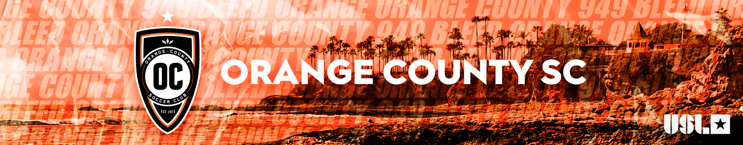 Collection banner showcasing the Orange County SC logo and branding elements.