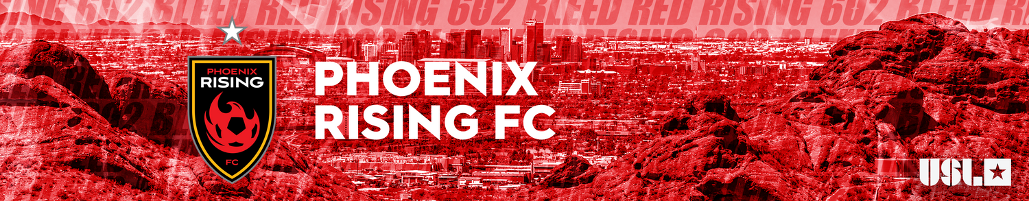 Collection banner showcasing the Phoenix Rising FC logo and branding elements.