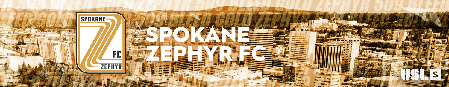 Collection banner showcasing the Spokane Zephyr FC logo and branding elements.