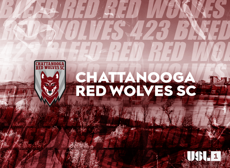 Collection banner showcasing the Chattanooga Red Wolves SC logo and branding elements.