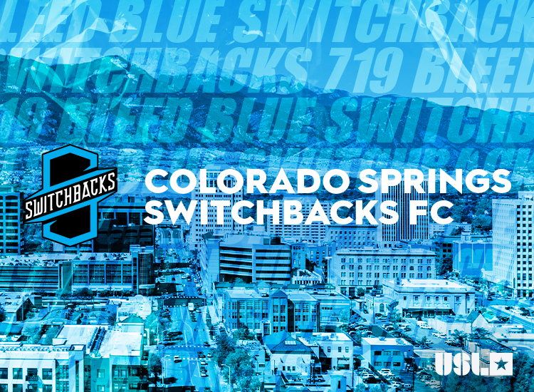 Collection banner showcasing the Colorado Springs Switchbacks FC logo and branding elements.